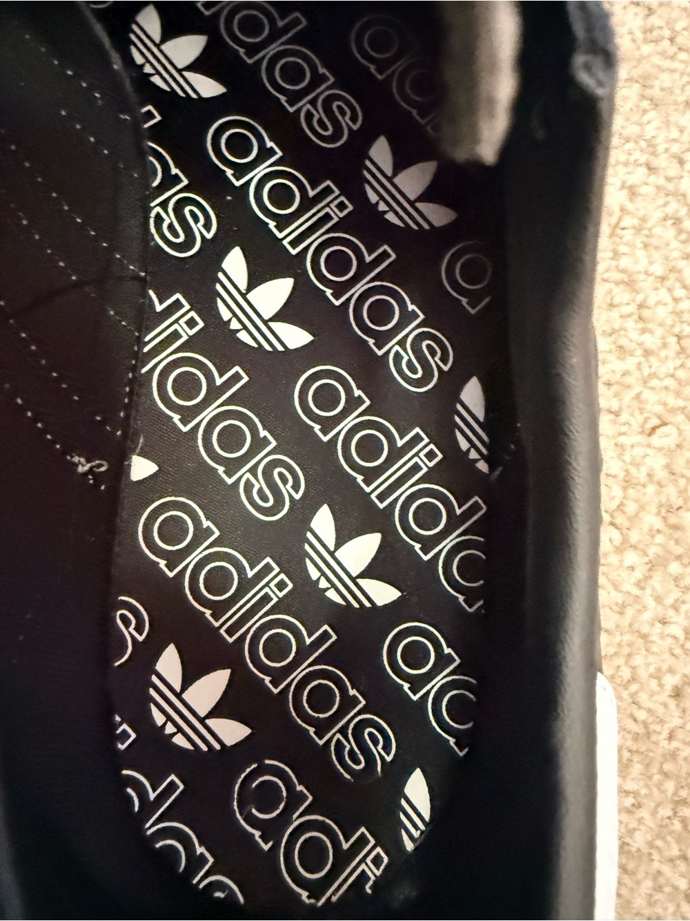 adidas SL 72 Men’s Sneakers in Black, White & Gum size 10 - Picture 8 of 8